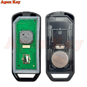 Control Remoto Inteligente para Motocicleta K96 K97 K77 K01/K35, Frecuencia FSK433, Chip 47, 3 Botones, Negro, Logotipo ABS - Product Image 3