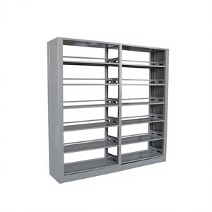 Office Furniture File Storage Public <b>Library</b> Bookshelf Bookcase Iron <b>Library</b> Metal <b>Book</b> Shelf - Product Image 3