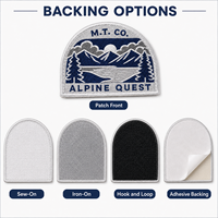Écussons brodés personnalisés pour vêtements, badges brodés avec logo, à coudre ou thermocollants, accessoires vestimentaires pour vestes, chapeaux, sacs