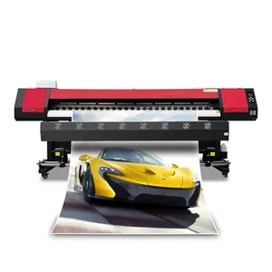 Hot sale source factory 2.5m eco solvent printer big size dual head ink jet printer