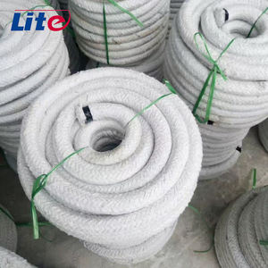 Cordon tressé carré et rond en fibre céramique renforcée, inaltérable, ignifuge, isolant, 1260°C, à bas <span class=keywords><strong>prix</strong></span> - Product Image 2