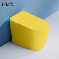 Toilettes intelligentes de luxe pour usage domestique, sanitaires automatiques, chasse d'eau automatique, couleur électrique, commande vocale, siphon en S, siège chauffant, double chasse d'eau