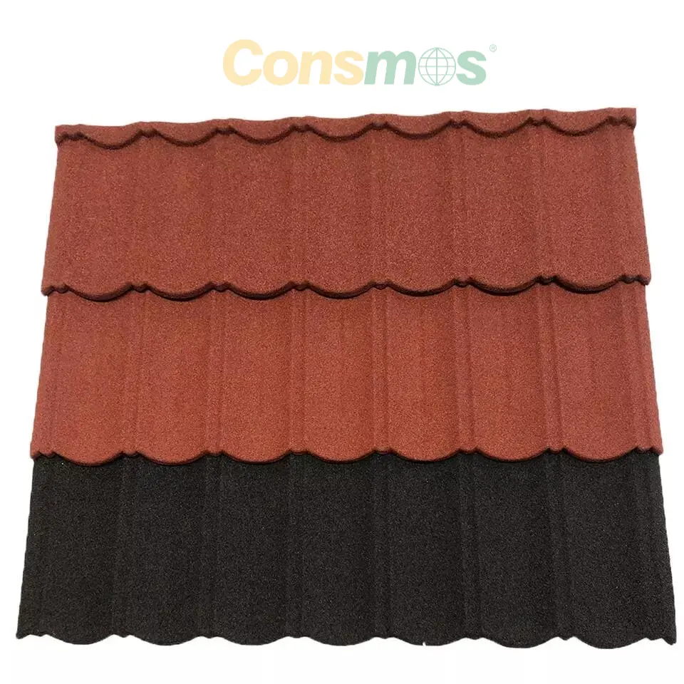 Bond Stone Coated Metal Roof Tiles 0.25mm / 0.3mm /0.35mm /0.4mm /