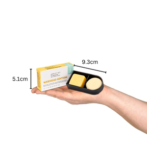 Scatola di latta personalizzata Private Label capelli organici solidi agrumi rosmarino <span class=keywords><strong>Shampoo</strong></span> e balsamo Bar Set - Product Image 2