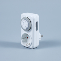 Minuteur programmable mécanique pour prise murale avec fiche EU 16A 230V