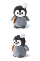 Peluche petit pingouin, animal marin de dessin animé, pêcheur de poissons, en coton PP, tissu super doux, poupée en tissu pour bébé 0-24 mois, vente en gros