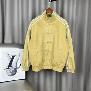 <span class=keywords><strong>Giacca</strong></span> con cappuccio ricamata sportiva retrò di alta gamma a tre strisce, alla moda, con motivo a stella in nuovo stile cinese - Product Image 5
