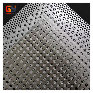 Tôles perforées en aluminium de plaque de poinçonnage d'acier inoxydable du grillage 304 en acier perforé - Product Image 1