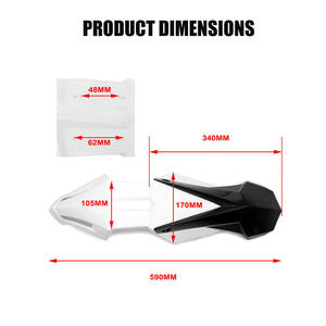 Venta al por Mayor de Fábrica - <span class=keywords><strong>Precio</strong></span> de Fábrica Guardabarros Delantero Universal de Alta Calidad de 17"-21" para <span class=keywords><strong>Supermoto</strong></span>, Motocross, Dirt Bike, ATV - Product Image 2