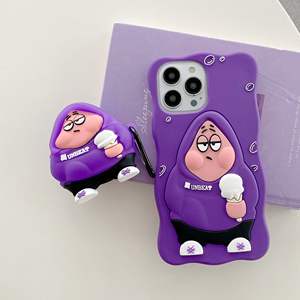 Funda de silicona 2 en 1 para <span class=keywords><strong>iPhone</strong></span> 14, 13, 12, 11 Pro Max, 3D, dibujos animados, Patricio, para <span class=keywords><strong>Airpods</strong></span> 1, 2 Pro, 3 - Product Image 6