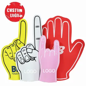 Factory Customized Logo Basketball Fans EVA Foam Hand Big Shocker OK Shape Printed Sponge Hand with Cheering Logo