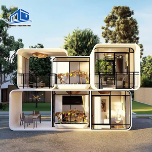 Maison capsule intelligente en forme de pomme, maison préfabriquée portable en conteneur pour Airbnb et complexes hôteliers - Product Image 2