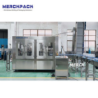 Machine de remplissage automatique d'eau minérale en bouteille contrôlée par PLC de haute précision pour petites entreprises – Usine complète d'embouteillage d'eau