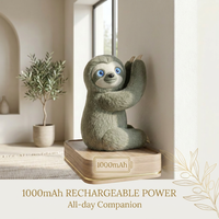 Peluche Intelligente Parlante Singe Paresseux, Jouet Interactif IA pour Enfants, Cadeau de Noël, Nouvelle Arrivée 2026, Polyester Cuteyeah