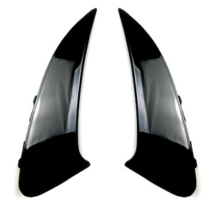 Mercedes-Benz CLA-Class C118 Rear Air Blade Piano Black Carbon Fiber Texture Weather Shields Car Door Deflectors - Product Image 1