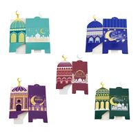 Coffret cadeau Eid Mubarak en gros avec poignée, boîtes cadeaux de luxe pour bonbons, gâteaux et cadeaux de fête du Ramadan