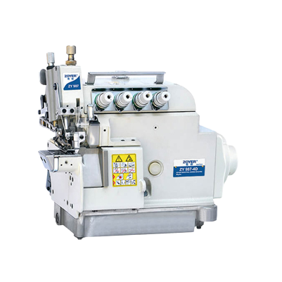 Hot Sale ZY987-4D Zoyer EX Series Industrial High-Speed 4-thread Flat-Bed Overlock Motor Sewing Machine