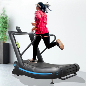 Tapis <span class=keywords><strong>de</strong></span> course commercial incurvé non motorisé Air Runner, équipement <span class=keywords><strong>de</strong></span> fitness cardio pour salle <span class=keywords><strong>de</strong></span> sport, robuste et mécanique - Product Image 2