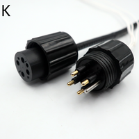 Connecteur sous-marin Subconn standard à prise circulaire BH4F IL4M pour câble humide enfichable Rov