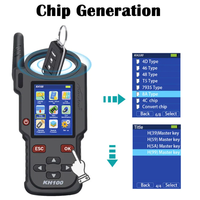 100% Original Lonsdor KH100 fabricante remoto programador clave actualización en línea generar/simular Chip/Identificar copia/frecuencia remota