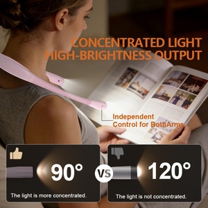 2025 Custom Foldable LED Book Reading Lamp Flexible USB Rechargeable with Eye Protection Wholesale <b>Neck</b> <b>Light</b> for Bedroom - Product Image 5