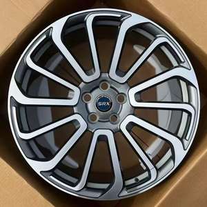 Personalización de Ruedas Forjadas SRX de 16-24 Pulgadas para SUVs de Lujo Grandes, Aluminio Aeronáutico T6061, Acabado Negro Cóncavo - Product Image 3
