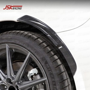 GARNITURE DE ROUE ARRIÈRE EN FIBRE DE CARBONE ROUGE NOIR GARNITURE D'AILE pour 2021-2023 SUBARU <span class=keywords><strong>BRZ</strong></span> - Product Image 2