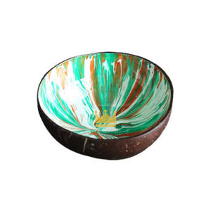 Bol en coquille de noix de coco laqué personnalisé, écologique, artisanat en bois du Vietnam, sans danger pour les aliments, léger, durable, style classique, usage domestique - Product Image 3