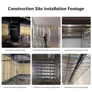 Rouleau <span class=keywords><strong>de</strong></span> <span class=keywords><strong>laine</strong></span> <span class=keywords><strong>de</strong></span> <span class=keywords><strong>verre</strong></span> pour cavité <span class=keywords><strong>de</strong></span> plancher et plancher surélevé - Remplissage thermique et acoustique, 24 kg/m³, 50 <span class=keywords><strong>mm</strong></span> - Product Image 4