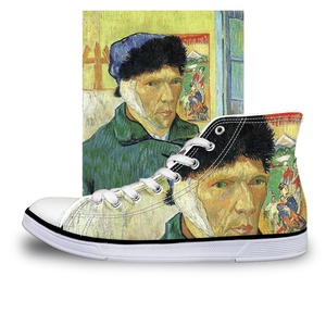 logotipo personalizado plano patrón deportes zapatillas de deporte para hombres y al aire libre de las mujeres al aire libre - Product Image 4