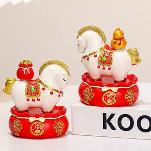 Ruijie Chinese Style Horse <b>Mascot</b> Red Lucky Horse For New Year Gift Decorations - Product Image 4