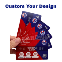 Carte de membre en PVC personnalisée avec logo, estampage à chaud, impression offset et numérotation, vente en gros