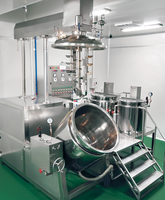 Équipement de production de cosmétiques personnalisés fabrication de lotion homogénéisation sous vide machine de mélange noyau de moteur d'agitateur