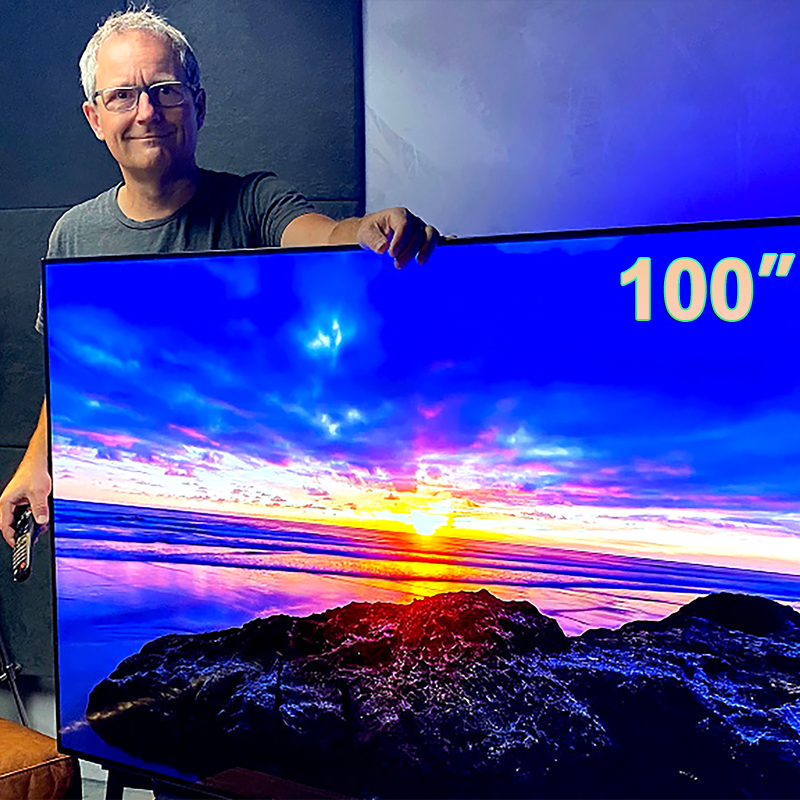 <strong>100</strong> <strong>Inch</strong> Wall Mount Smart <strong>TV</strong> Android Google OS WebOS Vidaa Hotel System UHD Large Screen LED LCD QLED OLED Exhibition Lobby Use