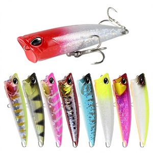 Leurre de pêche popper flottant en plastique pour eau salée, 118 mm, 26,3 g, pour lancer longue distance, grand éclaboussement, pour thon et bar - Product Image 1