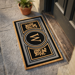 Tapis d'entrée en PVC antidérapant pour usage extérieur, plusieurs tailles, design moderne de haute qualité - Product Image 2