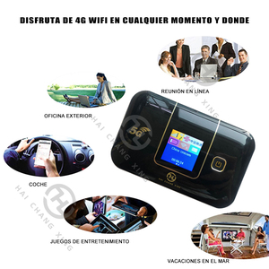 HCX E5770 4G Router inalámbrico 1 puerto lan 4g Módem Wifi MIFIs 150 Mbps LTE 3G UMTS 6800mAh batería y pantalla LCD E5885 - Product Image 2