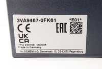 3VA1340-1AA32-0AA0 E04 400A Interruptor de Carga + 3VA9467-0FK61 - Original Nuevo de Fábrica