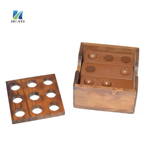 High Quality Beech wood educational toys Lu Ban lock puzzle game jigsaw puzzle