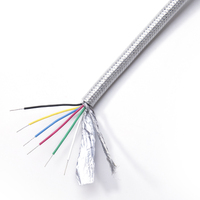 Kabel Kontrol Multicore dengan Jaket Transparan 2/3/4/5/6/8/10 inti  18AWG 20AWG 22AWG 24AWG Kabel Tembaga Berlapis Timah untuk Load Cell