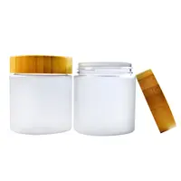 Eco-Frosted Amber Clear Cosmetic Wide Mouth Food Grade Container