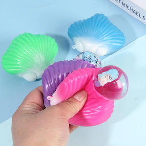 Juguete de Squeeze con Forma de Concha de Sirena, Bola de Agua, TPR, Alivio del Estrés, Juguete Sensorial Antiestrés, Regalo para Niños y Adultos - Product Image 6