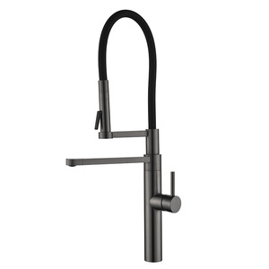 Modern Kitchen Faucet Single Handle 360 Degree Rotate Deck Mounted Ceramic Valve Core Hot Cold Water Sink Washbasin - Product Image 2
