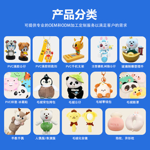 Peluche personalizado de animal, figura de peluche suave para regalos y uso promocional - Product Image 5
