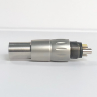Connecteur de turbine à accouplement rapide, pièce à main haute vitesse, auto-alimenté par LED, 6 trous, pièces de rechange dentaires CP-NCL6