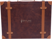 Ensemble de mini-valises en cuir PU écologique personnalisé Molik MLK035-1, ensemble de bijoux de voyage à la mode, pliable, PVC, certifié BSCI, unisexe