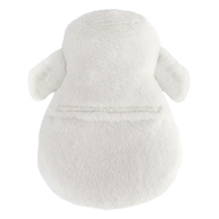 Pack de chaleur en peluche d'agneau, poids de 2 livres, rembourrage de graines chaudes pour micro-ondes, soulagement de la douleur, sable de lave, sac de haricots non parfumé, chaleur plus longue