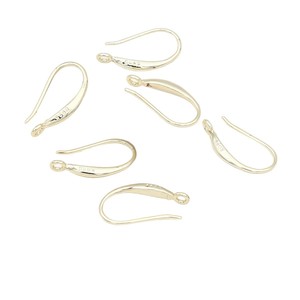 Base de Plata S925 con Baño de Oro de 18k para Pendientes de Gancho, Accesorios de Joyería DIY, 16mm, Oro Rosa, Oro Blanco, Cobre - Product Image 5