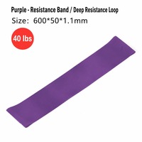 Ensemble de bandes de résistance de yoga TPE, 5 pièces, cinq couleurs, antidérapantes, 600x50mm, bandes d'exercice pour la maison, la salle de sport, l'entraînement physique