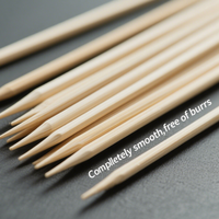 Brochettes de barbecue jetables en bambou biodégradable de haute qualité, brochettes en bambou pour la maison, les fêtes et les restaurants